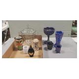 Tray Lot Of Assorted Glassware