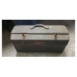 Metal Tool Box w/ Assorted Tools