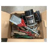 Box Lot With Black & Decker Router, Coal Shovel