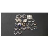 Tray Of Assorted Sterling Silver/925 Jewelry