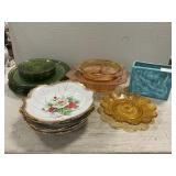 Colored Glassware, Japan Bowls, Pottery Vase