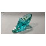 (1) Vintage Fenton Art Glass Slipper