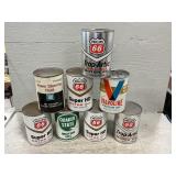 (6) Cans Of Motor Oil & power Steering Fluid