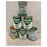 (6) Cans Of Quaker State Motor Oil