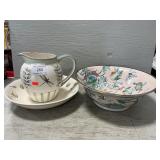 Pfaltzgraff Pitcher & Bowl, Chinese Export Bowl