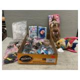 Assortment Of Ty Beanie Babies, Tag Protectors