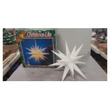 Christmas Moravian Star Electric Light w/ Box