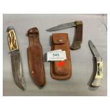 (3) Sportsman Knives