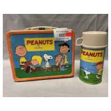 Peanuts Tin Lunchbox With Thermos