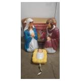 Navitity Blow Mold Set w/ Original Box (New Old