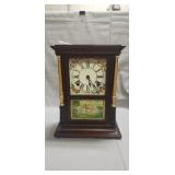 Vintage Mantle Clock (No Key)
