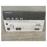 first Gear Mack Tractor W/Lowboy Trailer Replica