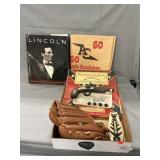 Tray Lot With Vintage Derringer Ashtray