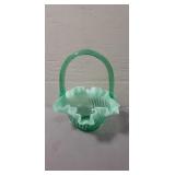 (1) Vintage Fenton Art Glass Basket (8" Tall)