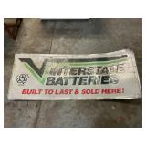 Large Metal Advertising Sign