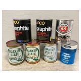 (6) Cans Of Motor Oil, Power Steering Fluid