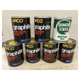 (7) Cans Of Motor Oil