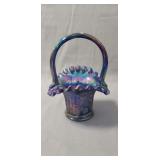 (1) Vintage Fenton Basket (6.5" Tall)
