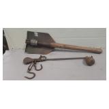 Vintage Trench Shovel & Scale