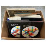 Box Lot Of Books, 78 & 33 Records