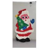 Vintage Melted Plastic Popcorn Santa Clause (19"