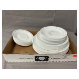 Lot Of Corelle Solitary Rose Plates