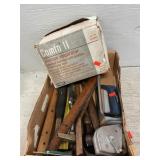Tray Lot Of Hand Tools, Respirator