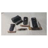 (5) Assorted Knives (One Marked Buck)