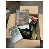 Hunterï¿½s Box Lot, Clothes, Books, Empty Shells