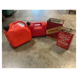 (4) Assorted Gas Cans