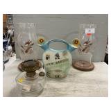 Westmoreland Duck Candleholders, Decanter