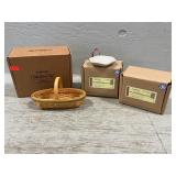 Longaberger Mini Peony Basket