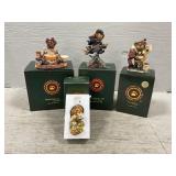 (4) Boydï¿½s Bears Resin Figures