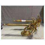 Pair Of Heavy Brass Candle Sconces