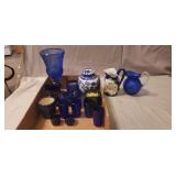 Tray Lot Of Assorted Glassware & More