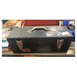 Metal Tool Box w/ Assorted Tools