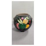 Vintage Ransburg Pottery Stoneware Crock Jar (8"