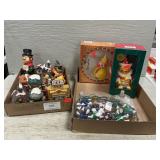 Holiday Ornaments, Figures, Buildings, M & M