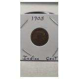 (1) 1905 Indian Head One Cent