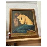 Mary Magdalen  Painting Signed ï¿½Max Weissï¿½