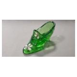 (1) Vintage Fenton Art Glass Slipper