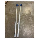 (3) Aluminum Bar Clamps