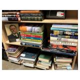 Shelf Lot Of Books, Novels, History, Disney