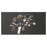 Tray Of Assorted Sterling Silver/925 Jewelry
