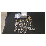 Tray Of Assorted Sterling Silver/925 Jewelry &