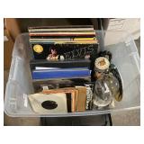 Tote Full Of Elvis Presley Records, Books,