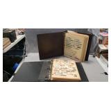 (2) Binders Of Assorted Collector Stamps