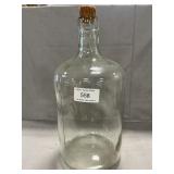 Vintage 2 Gallon Flint Glass Bottle