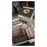 Box Lot Of Assorted "45" Records