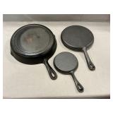 (3) Cast Iron Skillets